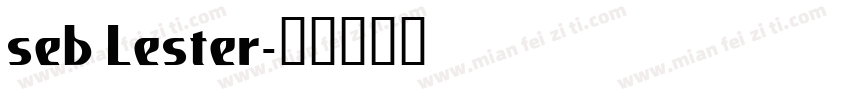 seb Lester字体转换